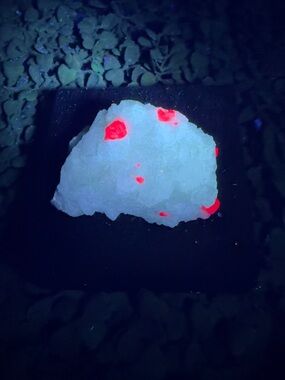 *UV Reactive* Red Spinel in Matrix